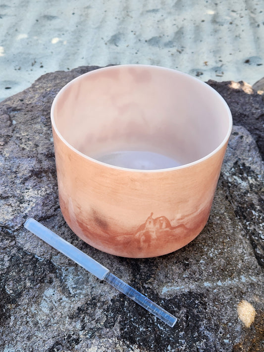 Amber Quartz Bowl