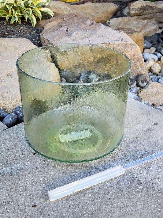 Fluorite Bowl- Clear 8"