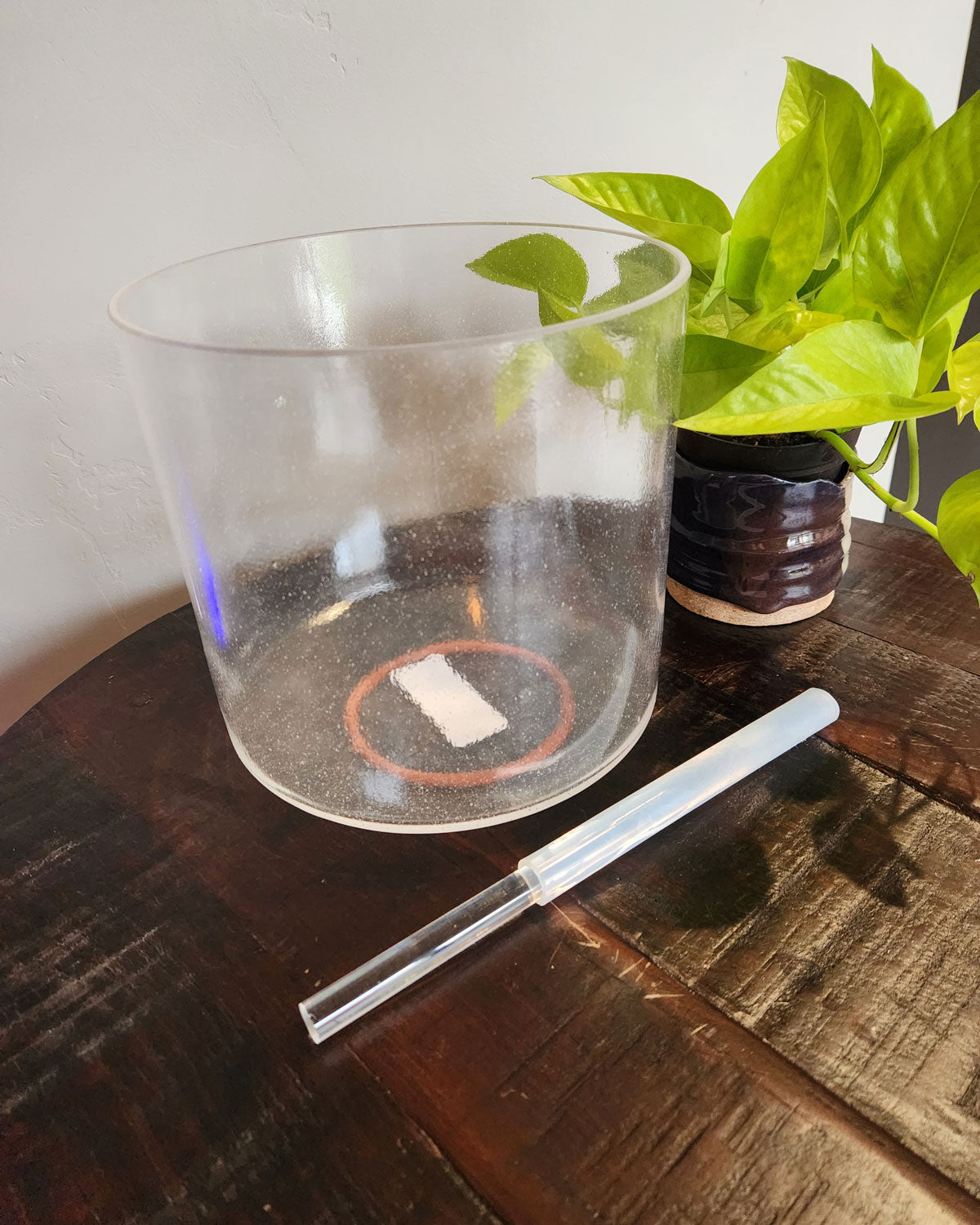 Clear Quartz Bowl - 8"